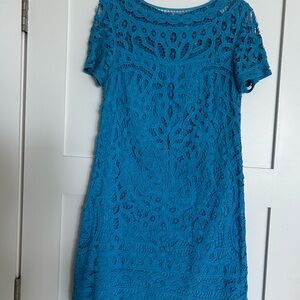 Lilly Pulitzer Blue Lace Dress